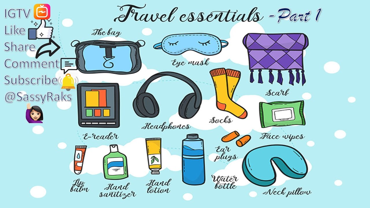 Lockdown Day 4: Travel Essentials - Part 1