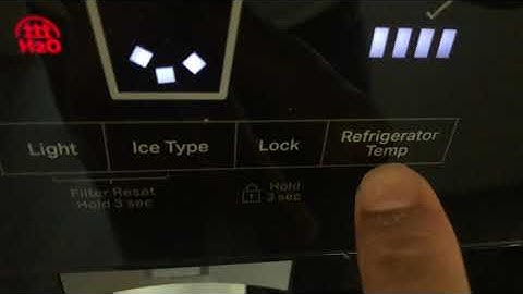 Whirlpool Refrigerator/Freezer - How to adjust refrigerator temperature