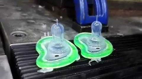 feeding bottle silicone nipple making processing,  lsr silicone injection machine
