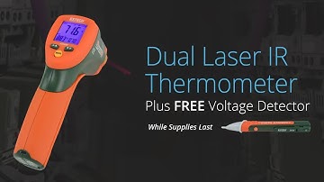 FREE Extech DV26 Non-Contact Voltage Detector when you Purchase an Extech 42509 IR Thermometer!