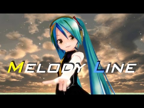 【MMD-PV】 Melody Line [Ver.1]（一応完成版，Lat式初音ミク，60fps・1440p・2K）