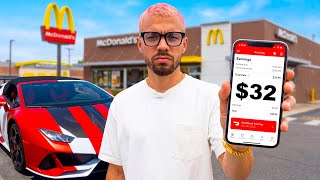 I Did DoorDash in My Lambo to Fund My Trading Account (Road to $10M)
