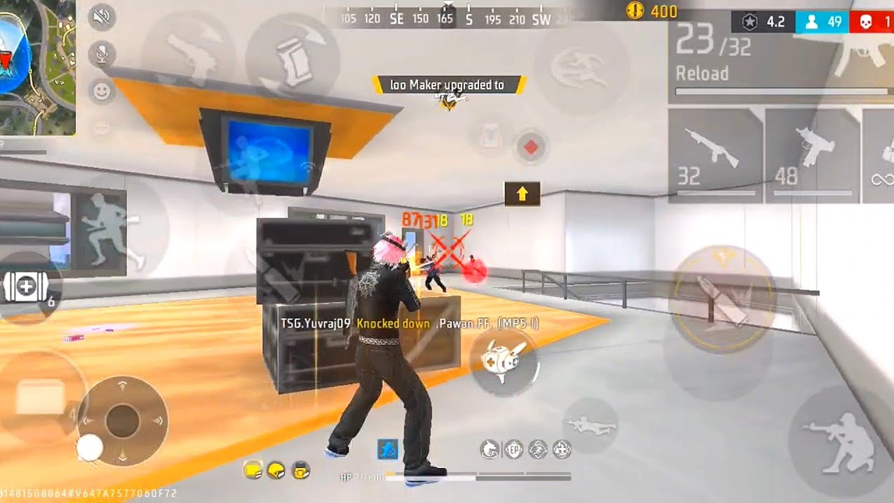 Solo vs Squad 20 Kills 🔥 | Rusher POV Gameplay | Free Fire MAX | ONEPLUS CE 3 LITE 🚀 | YUVRAJ 09 