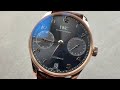 IWC Portugieser 7 Day IW5007-02 IWC Watch Review