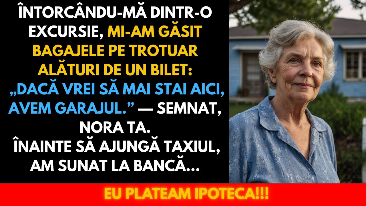 După o călătorie, m-am întors acasă și am fost dată afară — biletul de lângă bagaje mi-a frânt inima