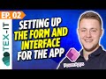 Building a sales app in Microsoft PowerApps (EP. 2 setting up the form and interface)