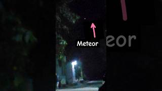 Red Meteor(Ulka)Shown In India Sky #shorts #halloween #universe  #world #meteor #viralvideo