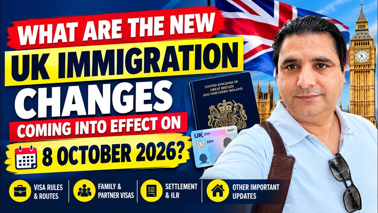 What are the new UK immigration changes coming into effect on 8 October 2026?