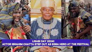 LISABI DAY 2024! ACTOR IBRAHIM CHATTA STEP OUT AS EGBA HERO, MAKE CROWD MARVEL AS HE PRAY FOR ALAKE