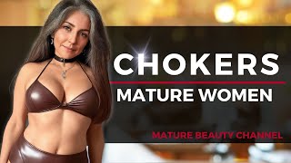 Chokers Have Never Seemed So Eye-Catching on Mature Women / Top 10 Natural Older Women 60+