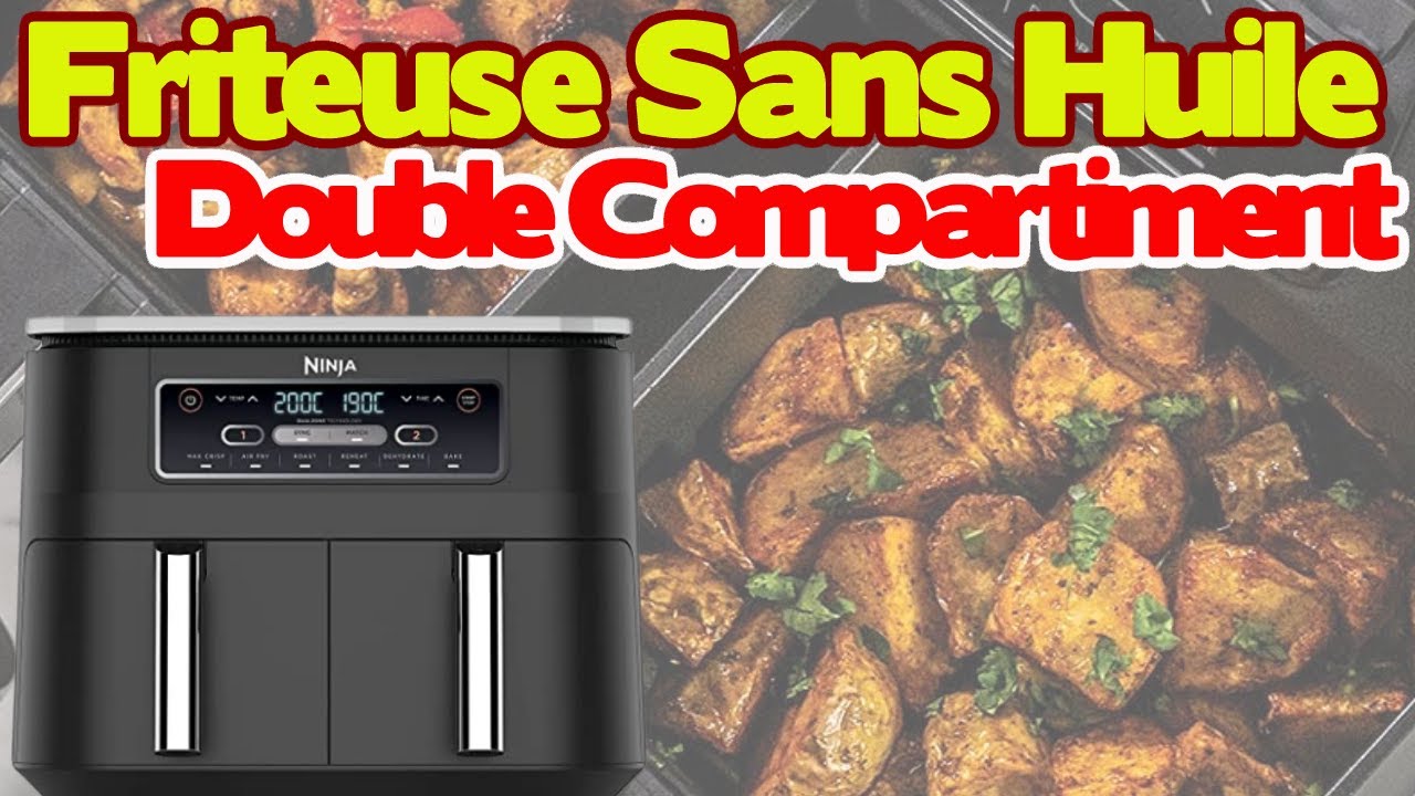 Découvrez Ninja Foodi Friteuse sans Huile Air Fryer Double Compartiment 