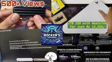 Unboxing Corsair MP600 ELITE 2024|| 2TB SSD with Heatsink||Setup and Installation in PS5||Speed Test