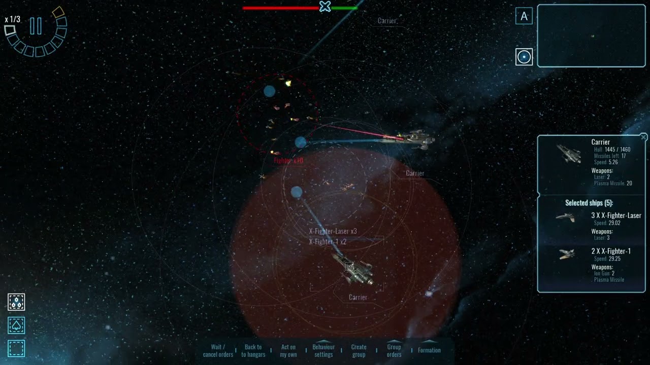 Polaris Sector Fighters fight