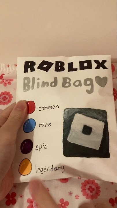 roblox blind bag! #blindbag #craft #diy #roblox #papersquishy #diycrafts #papercraft #youtubeshorts