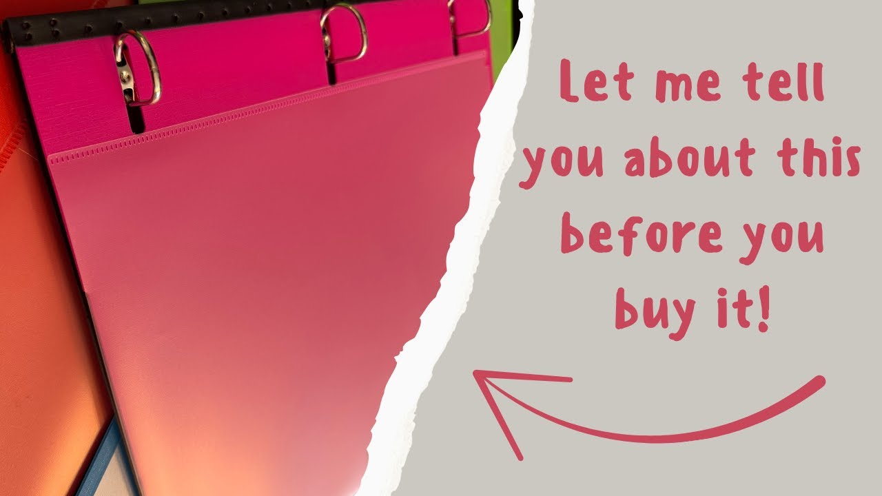 These Flexible Binders Are SO Handy! INFUN 3-Ring Binder Review