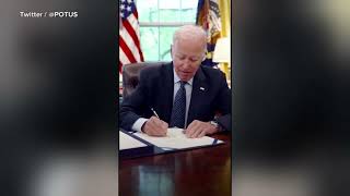 Biden signs debt ceiling bill that pulls US back from brink of unprecedented default