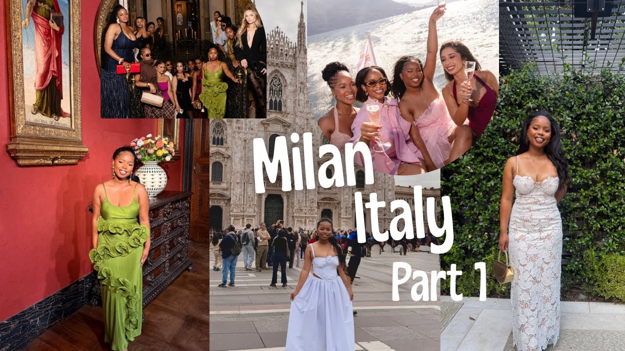 VLOG: Lets Go To Milan, Italy With Brutal Fruit Part 1| Travels, Dinners, Fashion Week and yapping