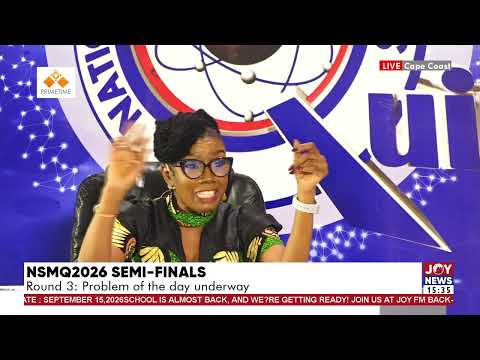 Problem of the day: What a disaster - Quiz mistress#NSMQOnJoy #NSMQ2026