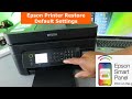 Epson Printer  How To Restore Factory Default Settings Or Network Settings
