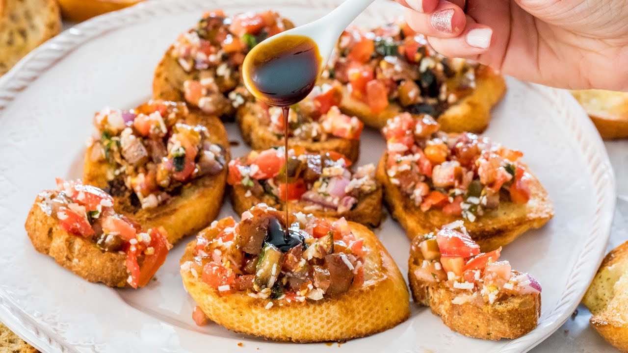 Easy Bruschetta Recipe - YouTube
