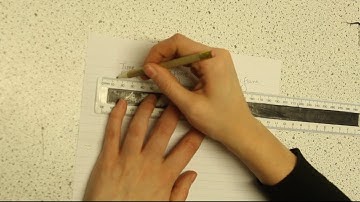 Draw Tables, Calculate Averages and Plot Graphs - Science Experiment Skills