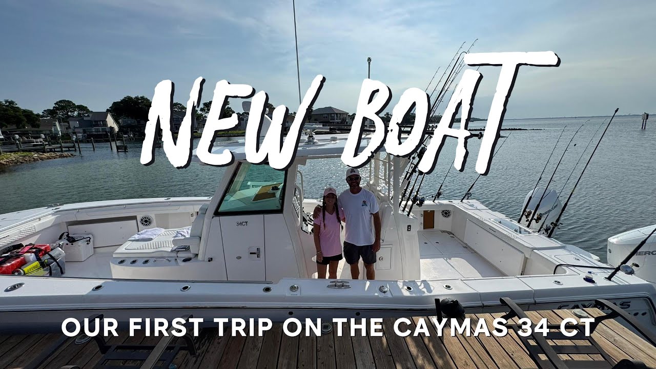 Our First Trip on the NEW Caymas 34CT! Maiden Voyage, Family Fun & Snapper Queen Strikes Again!