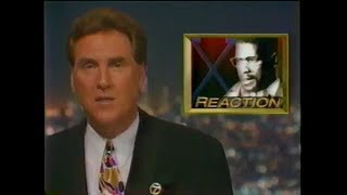 The Malcolm X Movie! ( News Clip 1992)