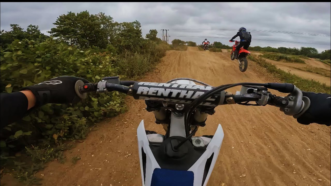 My first time on a motocross track!