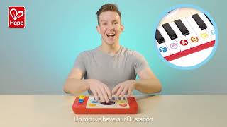 【德國 Hape】E0621 搖滾DJ音樂鍵盤 DJ Mix & Spin Studio