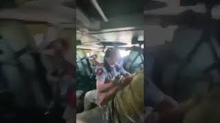 Ukraine - 05.08.2026. Georgian Fighters Evacuated And Treated Inside An Armored Personnel Carrier.