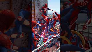 Real vs Fake Spiderman´s Fight #shorts #shortsvideo