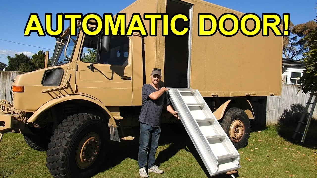 DIY Automatic door - #8 Unimog RV build