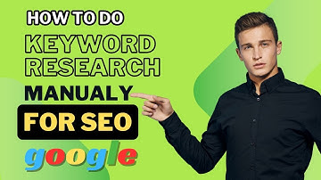 How To Keyword Research Manually For SEO ll Bangla Tutorial #keywordresearch #seo #manualresearch
