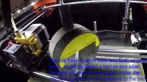 Bed Level Anycubic 4MAX