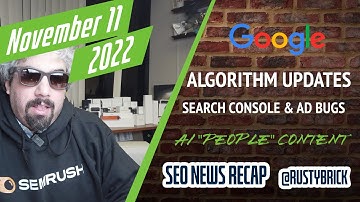 Google Algorithm Update?, Search Console Bugs & Mess, Google On AI Content, Google Ads Gets Buggy
