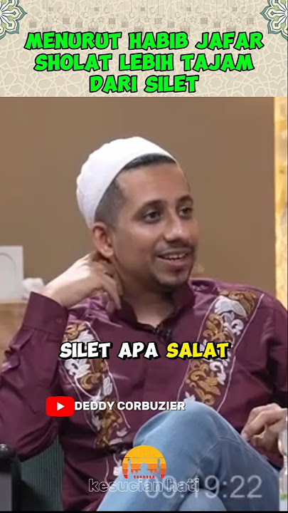 MENURUT HABIB JAFAR SHOLAT LEBIH TAJAM DARI SILET#shorts #youtube #deddycorbuzier