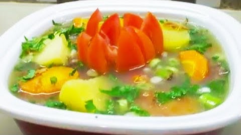 SOP DAGING CINCANG ALA RUMAH MAKAN PADANG