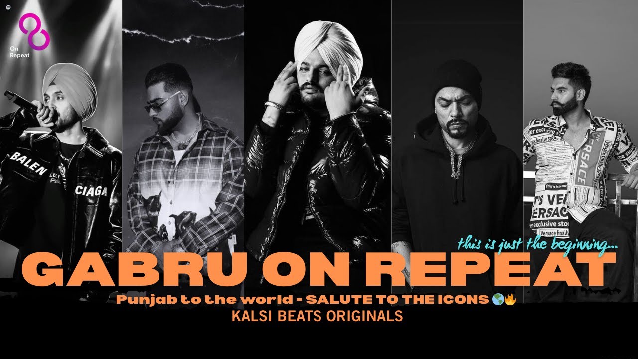 🔥 Gabru On Repeat 🔁 | A Salute to Punjabi Music Icons! 🎶💯 | Kalsi Beats Originals | New Music 2025 🌎