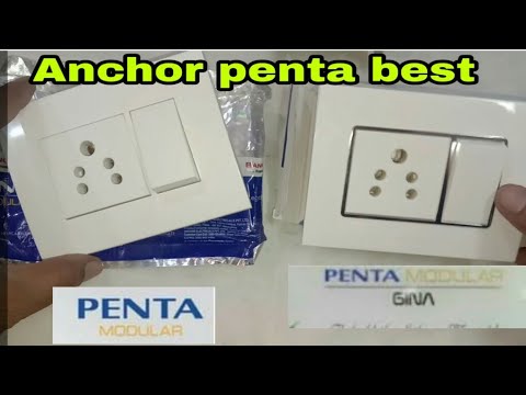 Anchor Penta modular sheets with anchor penta switch socket