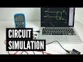 Circuit simulation with Falstad