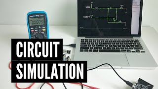 Circuit simulation with Falstad