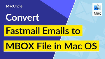 How to Convert Fastmail Emails to MBOX file in Mac OS?