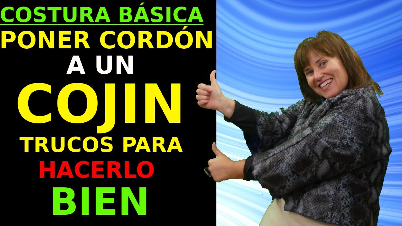 Poner cordon a un cojín. ✂️ Trucos para hacerlo bien👍👍