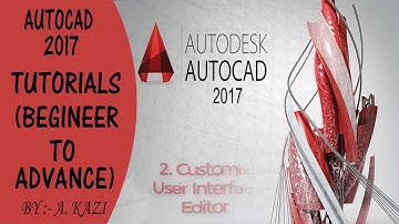 AutoCAD 2017 Tutorial for Customize User Interface Editor-2 |AutoCAD 2017 Tutorial | AutoCAD 2017