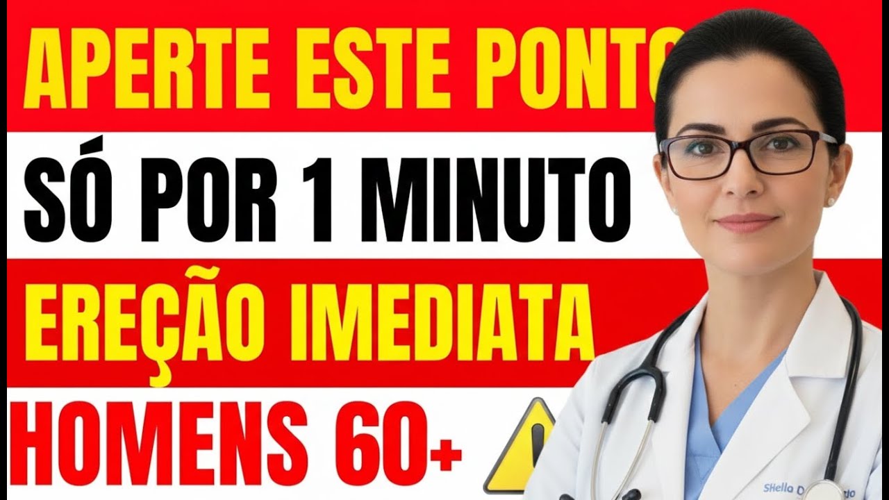 ¡Hombres mayores! Presionen este punto durante 1 minuto para restaurar las erecciones a cualquier