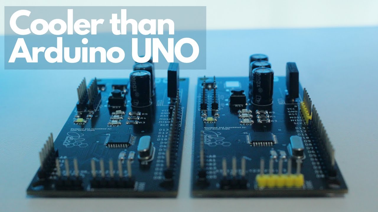 I created my own version of Arduino uno and make it black to make it ...