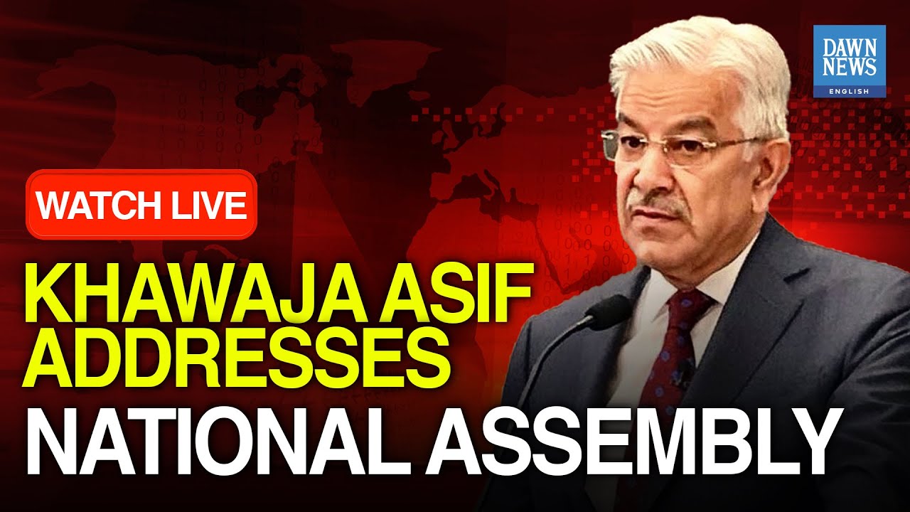 🔴 LIVE: Defence Minister Khawaja Asif Addresses National Assembly