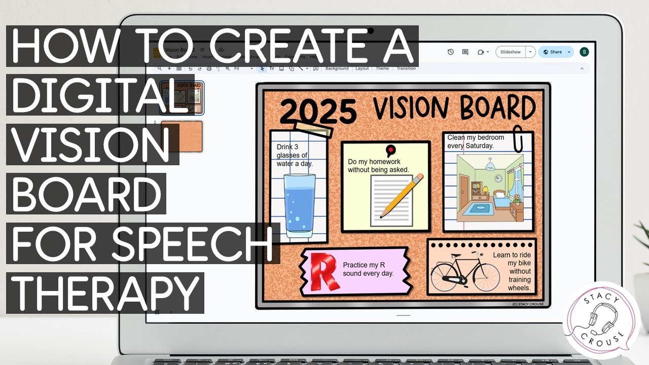 Creating a Digital Vision Board with Speech Therapy Students - YouTube