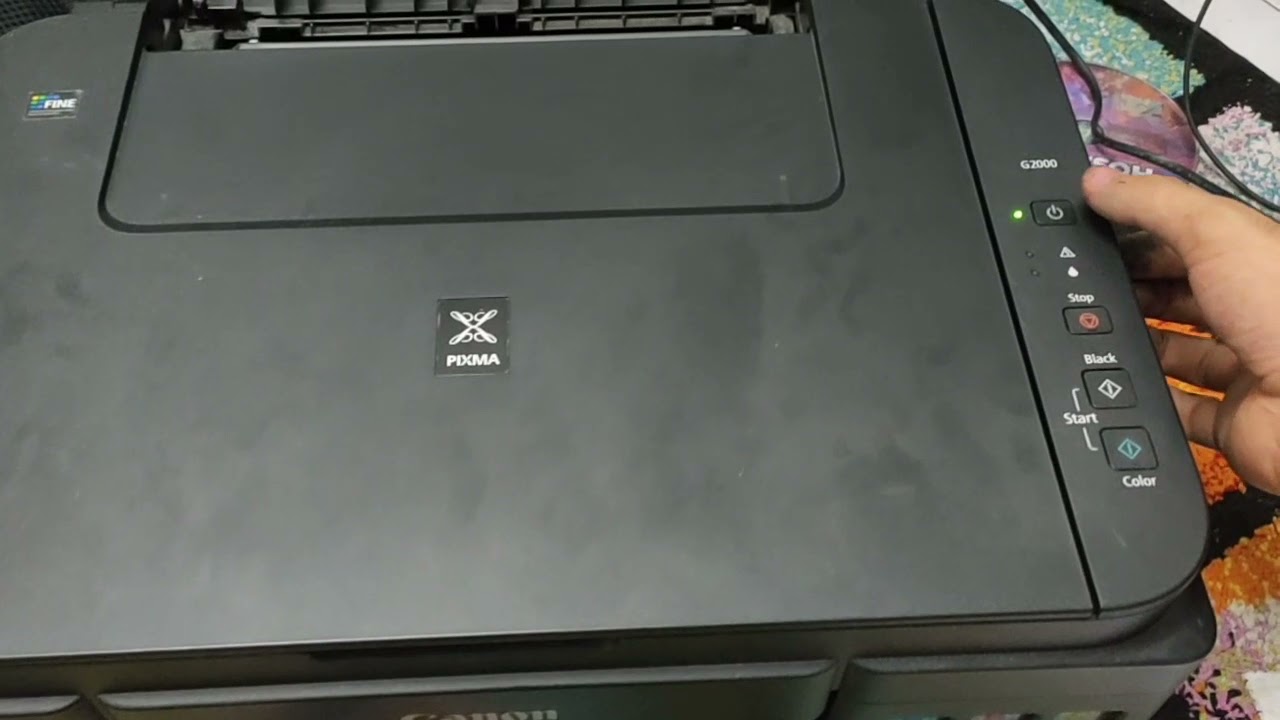 Canon Printer G2000 Error Reset YouTube Canon Printer G2000 Error Reset YouTube
