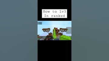 How to 1v3 in ranked bedwars #shorts